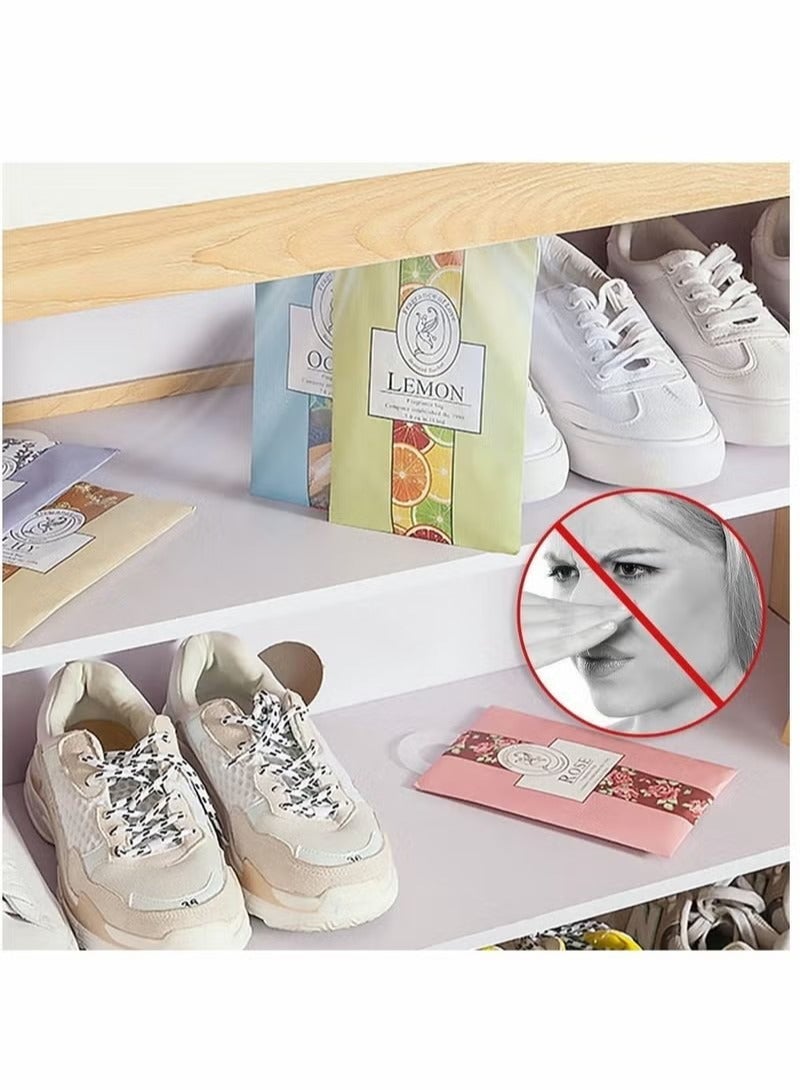 Scented Sachet 12Pcs Fragrance Sachet Bags Wardrobe Fresheners Drawer Fresheners Long Lasting for Drawers Closets Wardrobes Bathrooms Cars - Image 2